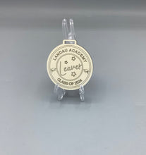 Load image into Gallery viewer, School Leavers engraved Medal Disc shape personalised Blank