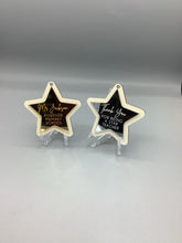 Load image into Gallery viewer, Two layer Star Luxury Teacher tag or bauble blank