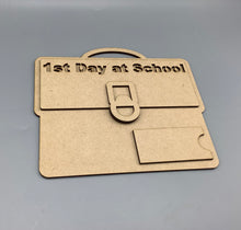 Load image into Gallery viewer, First Day At School Satchel Blank