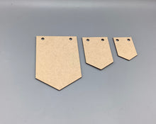Load image into Gallery viewer, Bunting Pennant Blank