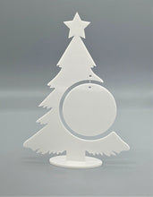 Load image into Gallery viewer, Acrylic Christmas Tree Bauble Hanger Blank
