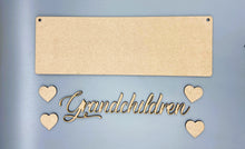 Load image into Gallery viewer, MDF 3D hanging Family Sign Blank
