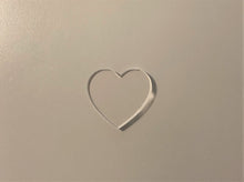 Load image into Gallery viewer, Heart Shaped Blank Version 1 with or without Keyring hole
