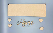 Load image into Gallery viewer, MDF 3D hanging Family Sign Blank
