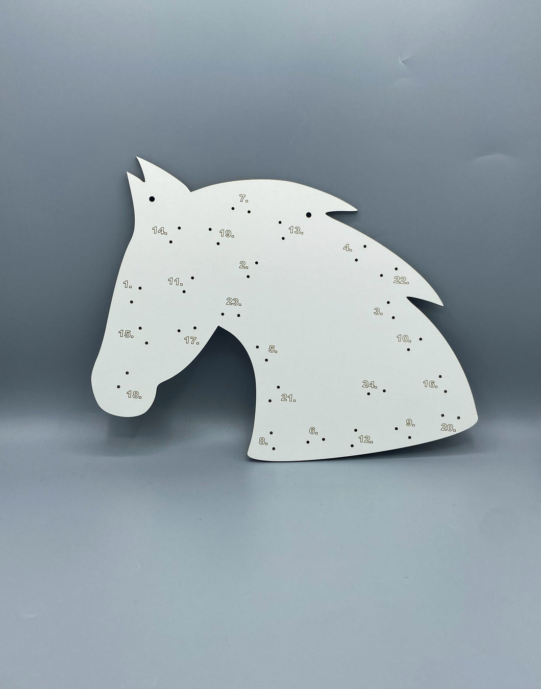 Horse Advent Calendar Blank