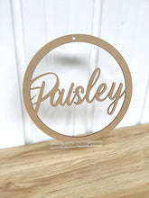 Load image into Gallery viewer, Personalised MDF Name Hoop Blank
