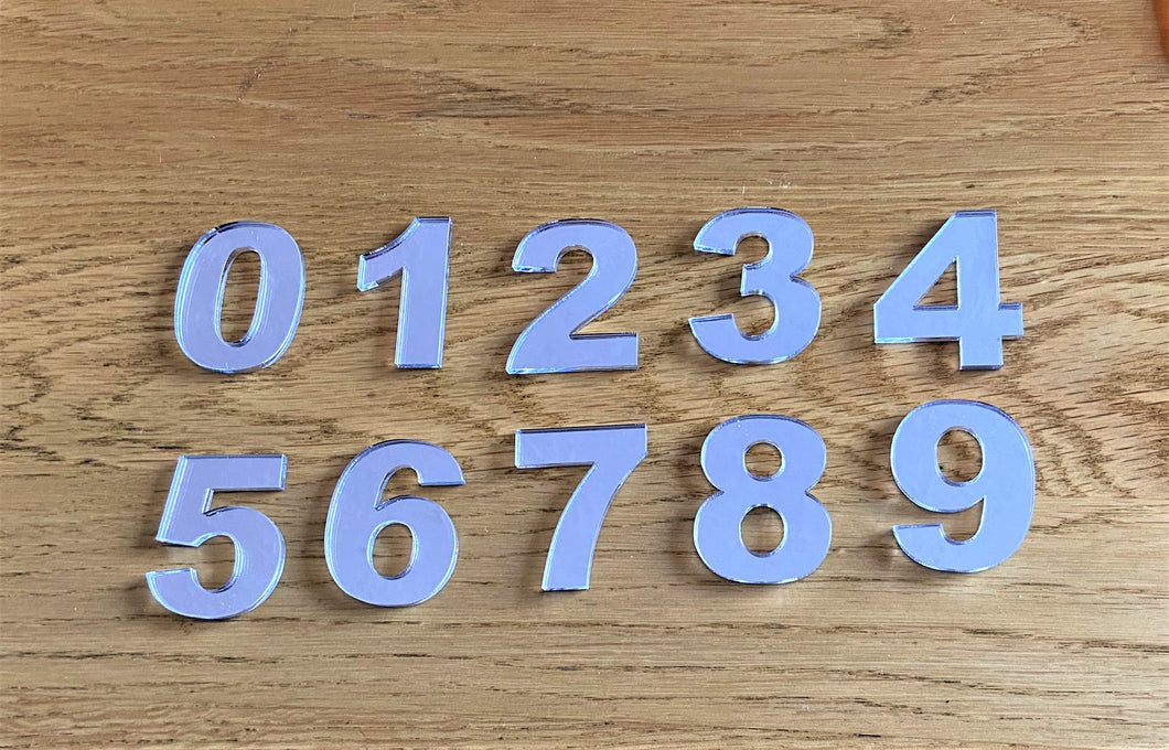 Blank Numbers in MDF or Acrylic