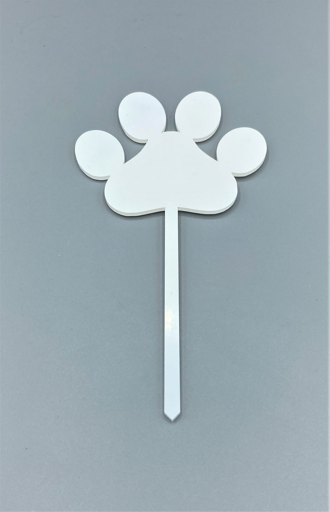 Paw Shaped Cake Topper Blank