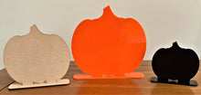 Load image into Gallery viewer, Halloween Pumpkin On Stand Craft Blank
