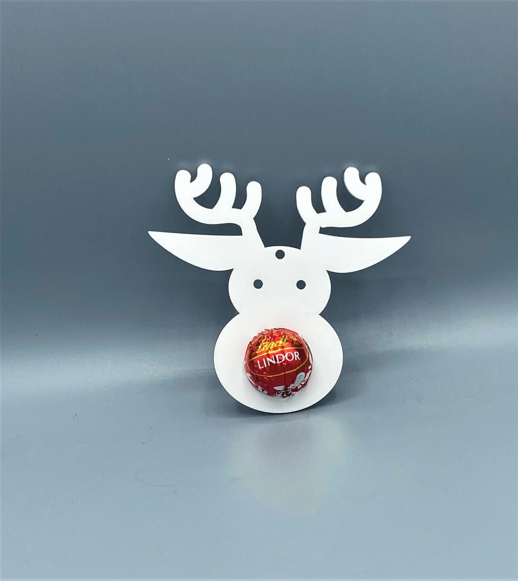 Reindeer Chocolate Holder Bauble Blank