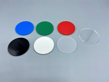 Load image into Gallery viewer, Various Sized Acrylic Discs With Hole Blanks
