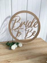 Load image into Gallery viewer, Personalised MDF Name Hoop Blank
