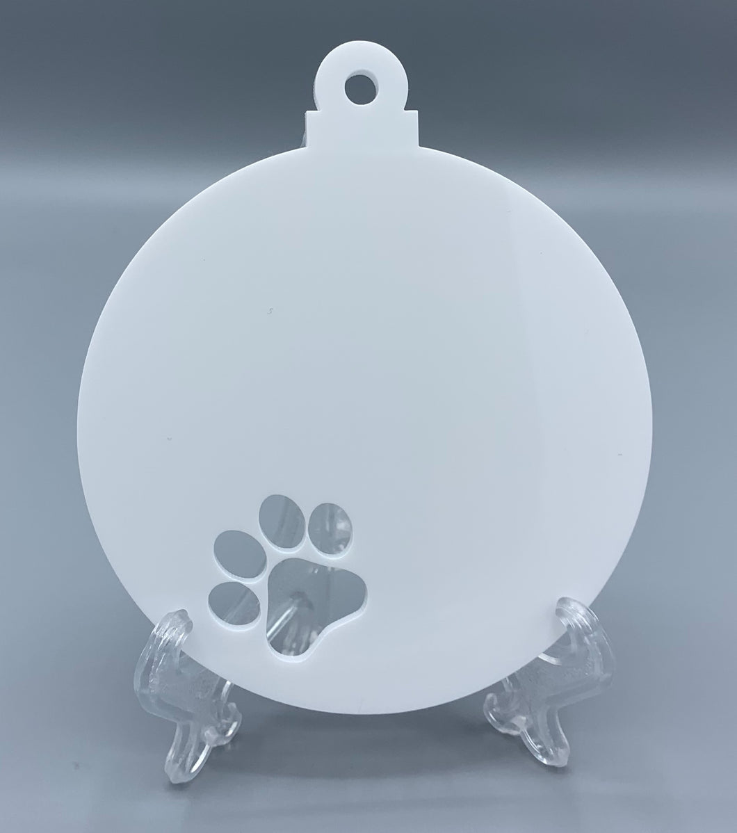 Puppies First Christmas Bauble Craft Blank