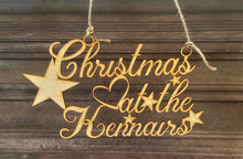 Load image into Gallery viewer, Personalised Christmas Hanging Sign
